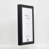 Efektní dřevěný obrazový rám profil 55 černý 30,5x91,5 cm normální sklo + distanční lišta