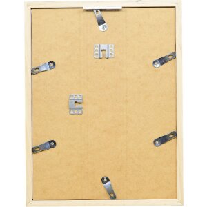 Effect Dřevěný rám s profilováním 58 antik stříbrná 40x60 cm s čistým sklem a oddělovací lištou