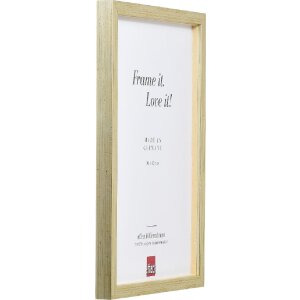 Effect Dřevěný rámeček Profil 58 antikšedý 50x60 cm s jasným sklem a oddělovací lištou