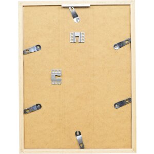 Effect Dřevěný rámeček profil 58 bílý s křižovatkovým sklem a oddělovačem