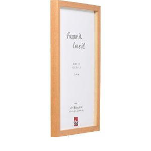 Effect Rám profil 58 světle hnědý 70x70 cm s průhledným sklem a oddělovací lištou