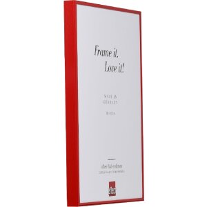 Effect Obloukovaný zrcadlový rámeček červený 40x40 cm