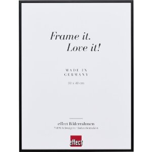 Effect Quadro Zrcadlo černé 40x60 cm