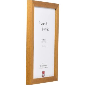 effect Základní zrcadlo s profilovým rámem ořech 10x15 cm