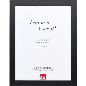 Зеркало на стіну з чорним профілем 55, 9x13 см