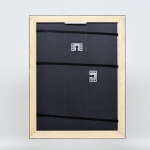 Efektní nástěnné zrcadlo dřevěný profil 94 černá 20x20 cm zrcadlo