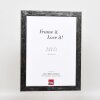 Efektní nástěnné zrcadlo profil 2310 stříbrný vysoký lesk 40x60 cm zrcadlo