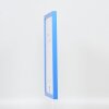 Efektní nástěnné zrcadlo z dřevěného profilu top cube mirror blue 40x50 cm