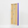 Zrcadlo na zeď s efektem dřevěného profilu top cube mirror purple 40x50 cm