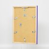 Zrcadlo na zeď s efektem dřevěného profilu top cube mirror purple 40x50 cm