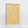 Zrcadlo na zeď s efektem dřevěného profilu top cube mirror purple 40x50 cm
