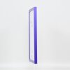 Zrcadlo na zeď s efektem dřevěného profilu top cube mirror purple 40x50 cm
