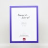 Zrcadlo na zeď s efektem dřevěného profilu top cube mirror purple 40x50 cm