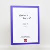 Zrcadlo na zeď s efektem dřevěného profilu top cube mirror purple 40x50 cm