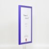 Zrcadlo na zeď s efektem dřevěného profilu top cube mirror purple 40x50 cm