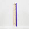 Zrcadlo na zeď s efektem dřevěného profilu top cube mirror purple 40x50 cm