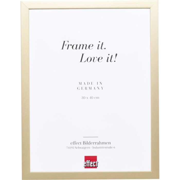 Efektní nástěnné zrcadlo z dřevěného profilu top cube mirror gold 40x50 cm