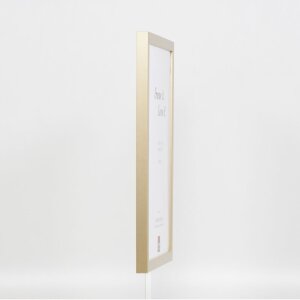 Efektní nástěnné zrcadlo z dřevěného profilu top cube mirror gold 40x50 cm