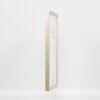 Efektní nástěnné zrcadlo z dřevěného profilu top cube mirror gold 40x50 cm