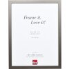 Efektní nástěnné zrcadlo dřevěný profil Top Cube mirror platinum 40x50 cm
