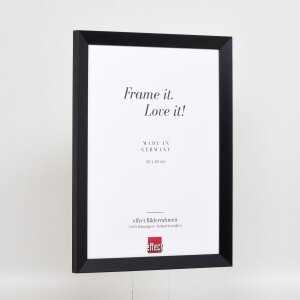 Efektní nástěnné zrcadlo dřevěný profil Top N černá 40x50 cm zrcadlo
