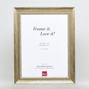 Efektní rám z masivního dřeva profil 28 zlatý 50x50 cm akrylové sklo muzejní kvality