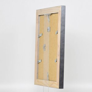 Efektní rám z masivního dřeva profil 28 stříbrný 10,5x14,8 cm akrylové sklo muzejní kvality