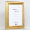 Efekt Barokní obrazový rám profil 31 zlatý 7x10 cm akrylové sklo muzejní kvality