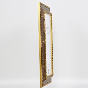 Efekt Barokní obrazový rám profil 31 hnědý 7x10 cm akrylové sklo muzejní kvality