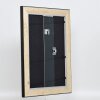 Efektní dřevěný rám profil 95 černý 7x10 cm akrylové sklo muzejní kvality