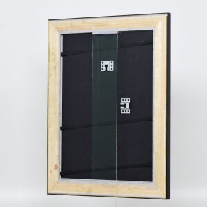 Efektní dřevěný rám profil 95 černý 10x10 cm akrylové sklo muzejní kvality