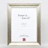 Efektní dřevěný rám profil 95 stříbrný 59,4x84,1 cm akrylové sklo muzejní kvality