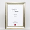 Efektní dřevěný rám profil 95 stříbrný 59,4x84,1 cm akrylové sklo muzejní kvality