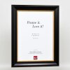 Efektní dřevěný rám profil 95 černý 61x91,5 cm akrylové sklo muzejní kvality