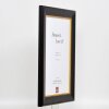 Efektní dřevěný rám profil 95 černý 61x91,5 cm akrylové sklo muzejní kvality