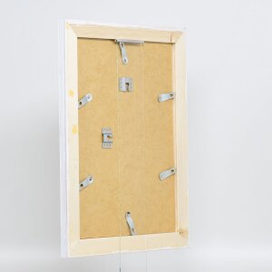 Efektní dřevěný obrazový rám 2240 bílý 59,4x84,1 cm akrylové sklo muzejní kvality