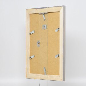 Efektní dřevěný obrazový rám 2240 šedý 59,4x84,1 cm akrylové sklo muzejní kvality
