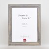 Efektní dřevěný obrazový rám 2240 šedý 59,4x84,1 cm akrylové sklo muzejní kvality