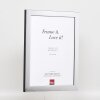 Efektní obrazový rám 2310 stříbrný vysoký lesk 59,4x84,1 cm akrylové sklo muzejní kvality