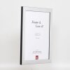 Efektní obrazový rám 2310 stříbrný vysoký lesk 62x93 cm akrylové sklo muzejní kvality