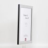 Efektní obrazový rám 2310 stříbrný vysoký lesk 62x93 cm akrylové sklo muzejní kvality