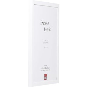 Effect Dřevěný rám Top Cube 10x10 cm bílý s acrylovým sklom v muzejní kvalitě