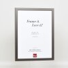 Efektní dřevěný rám Top Cube 30x30 cm platinové akrylové sklo muzejní kvality