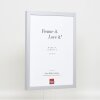 Efektní dřevěný rám Top Cube 59,4x84,1 cm stříbrné akrylové sklo muzejní kvality