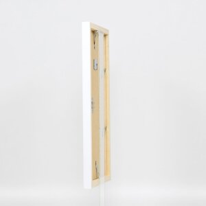 Efektní dřevěný rám Top Cube 59,4x84,1 cm bílé akrylové sklo muzejní kvality