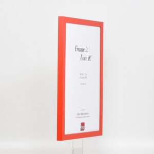 Efektní dřevěný rám Top Cube 59,4x84,1 cm červené akrylové sklo muzejní kvality