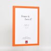 Efektní dřevěný rám Top Cube 59,4x84,1 cm oranžové akrylové sklo muzejní kvality