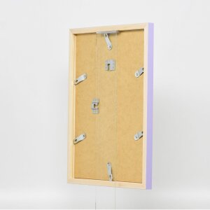 Efektní dřevěný rám Top Cube 14,8x21 cm lila akrylové sklo muzejní kvality