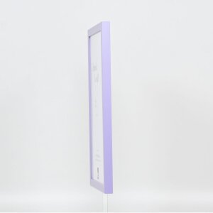 Efektní dřevěný rám Top Cube 61x91,5 cm lila akrylové sklo muzejní kvality