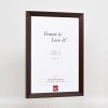 Efektní dřevěný rám Top N palisandr 7x10 cm akrylové sklo muzejní kvality